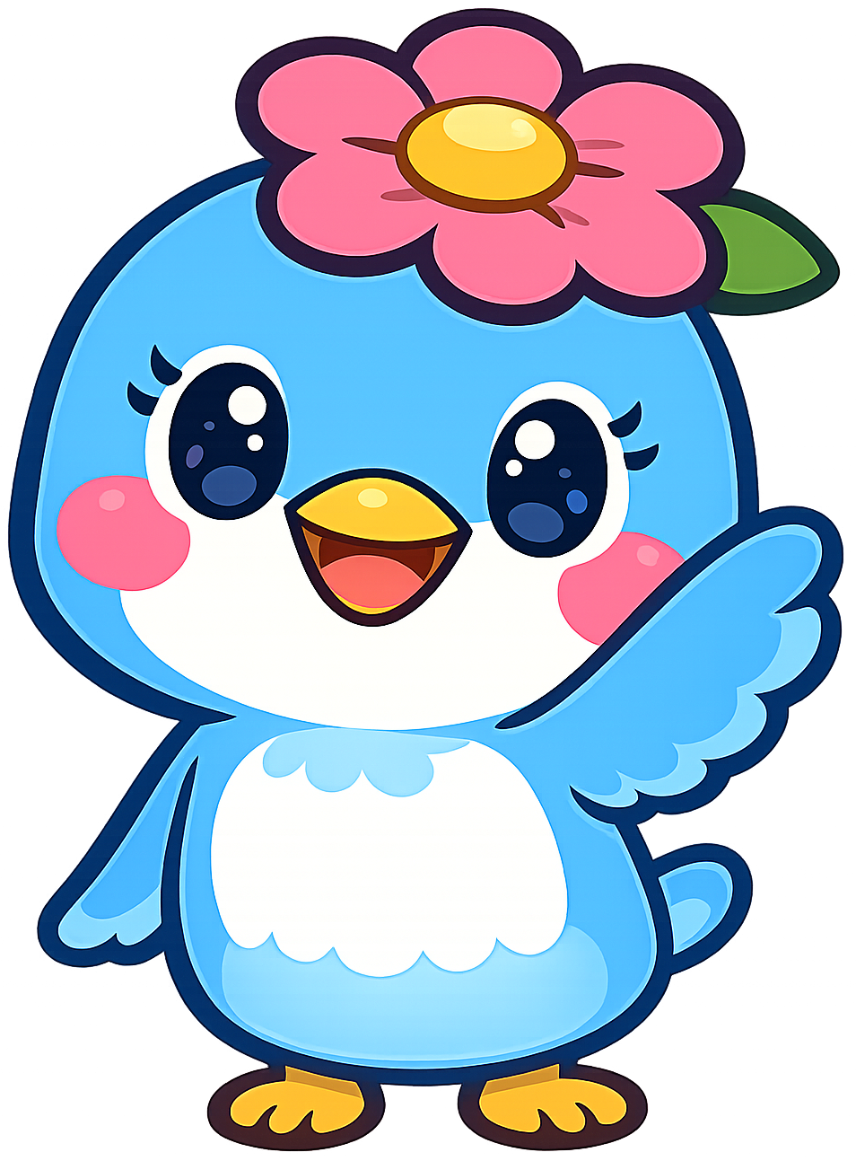 Rosie waving
